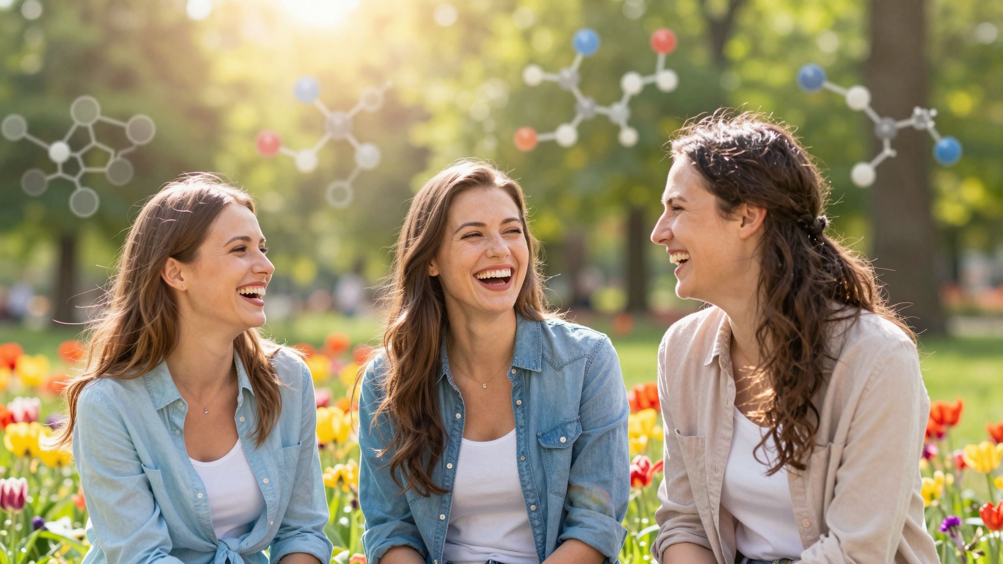 A nevetés fokozza a dopamin és oxitocin termelést.