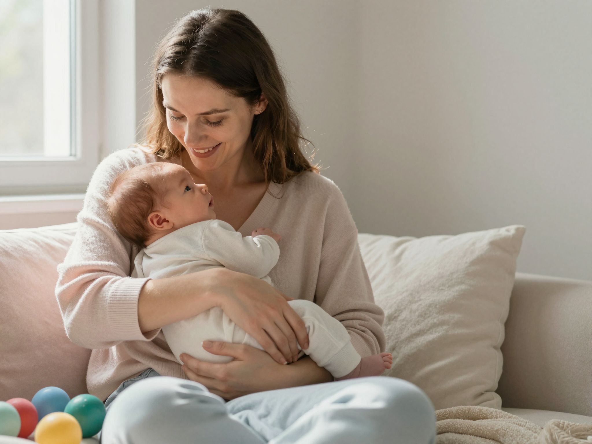 Az oxitocin fokozza a szülő-gyermek érzelmi kapcsolatát.