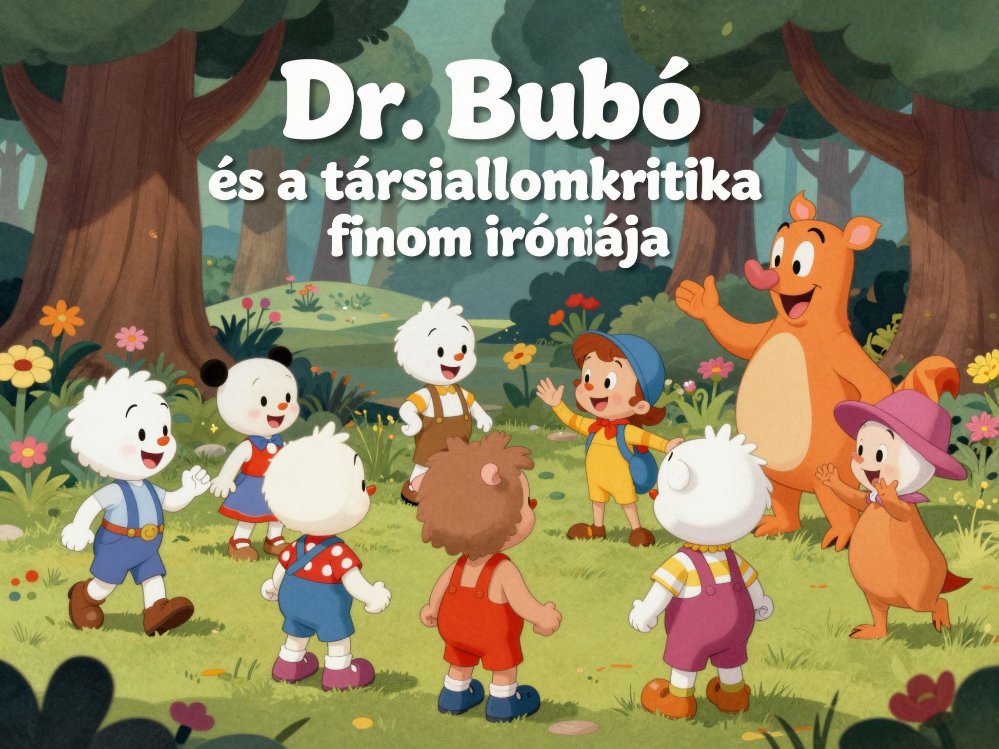Dr. Bubó éles kritikái tükörként szolgálnak a társadalomnak.