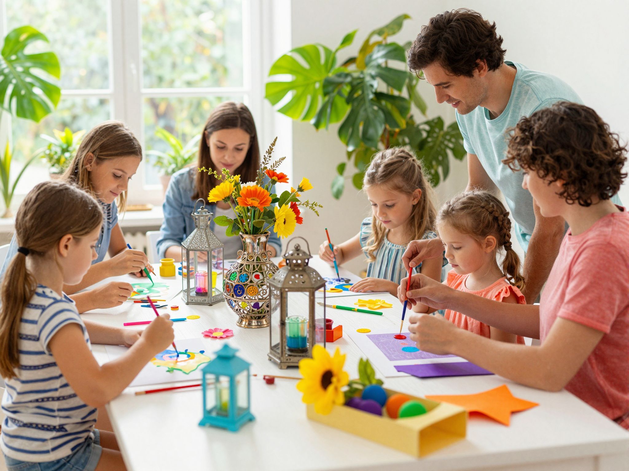 A fém és üveg ötletes kombinációja egyedi asztaldíszeket alkot.