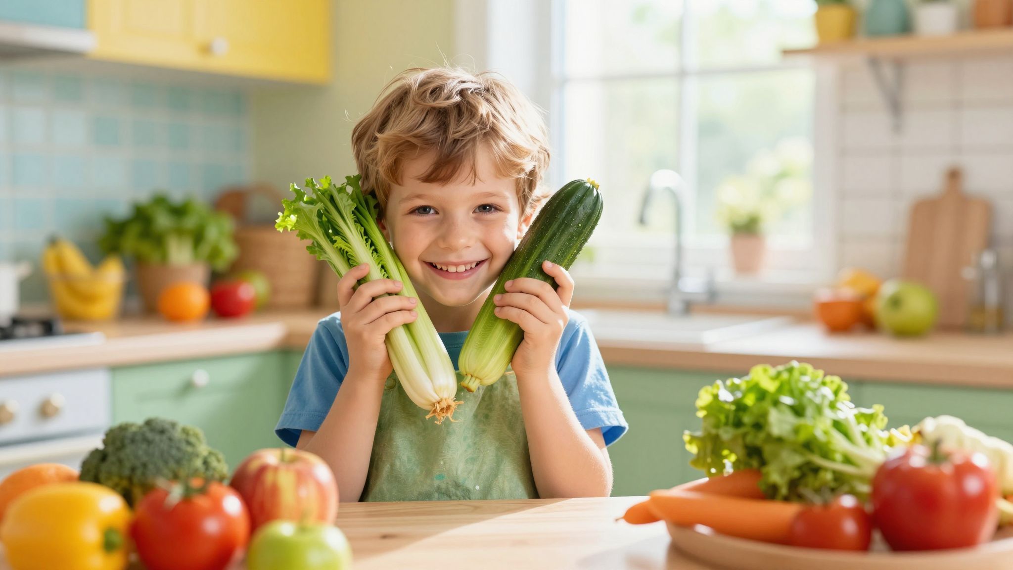 A gyerekek kreatívan kerülik el a zöldségek fogyasztását.