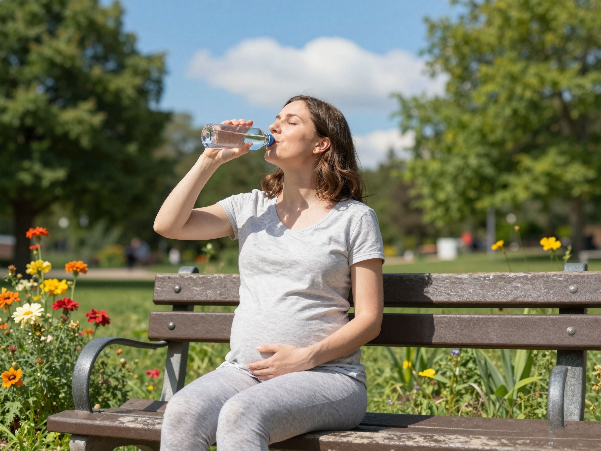 A hőség fokozhatja a dehidratáció kockázatát várandósoknál.