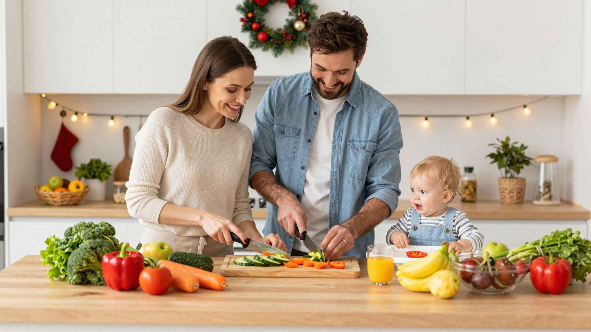 A friss hozzávalók elősegítik a baba ízérzékelését.