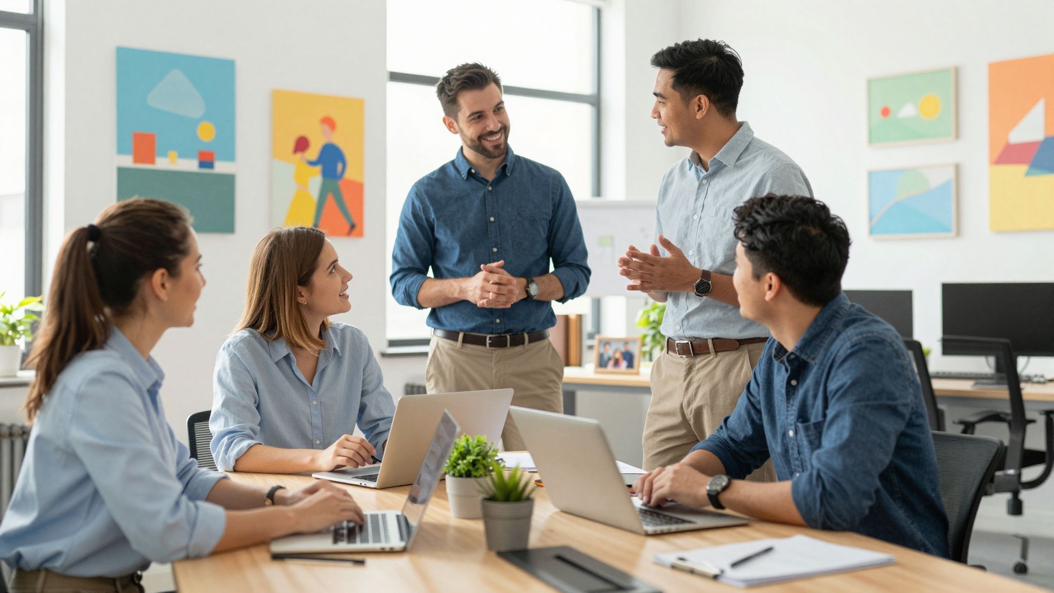 Az asszertív kommunikáció segít a munkahelyi határok védésében.