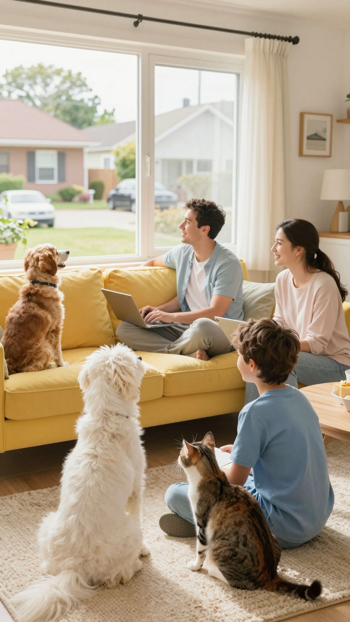 A kutyák hangja elriaszthatja a betörőket.