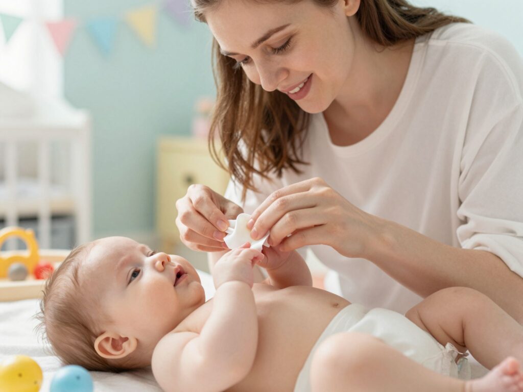 Hogyan ápold a baba köldökcsonkját a fertőzések elkerülése érdekében?