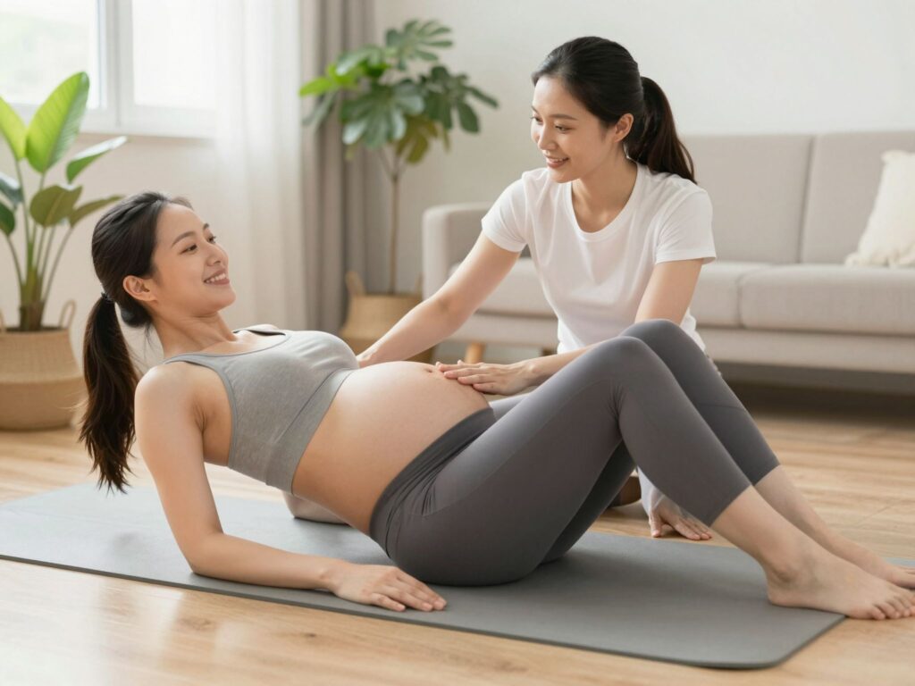 Hogyan eddz hasra biztonságosan a várandósság alatt és után?