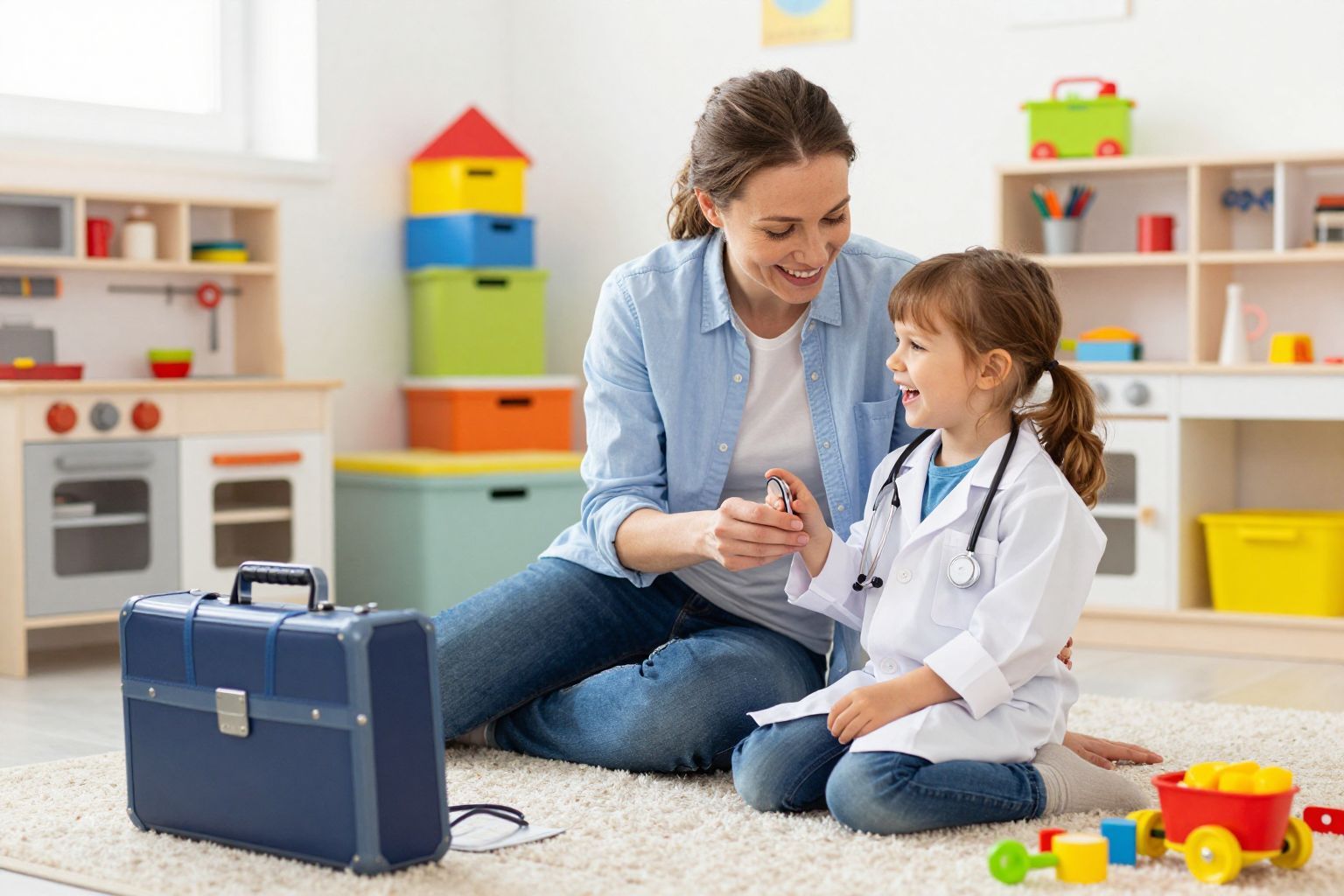 Támogasd a gyermeket a szabad játék és fantázia kifejezésében!