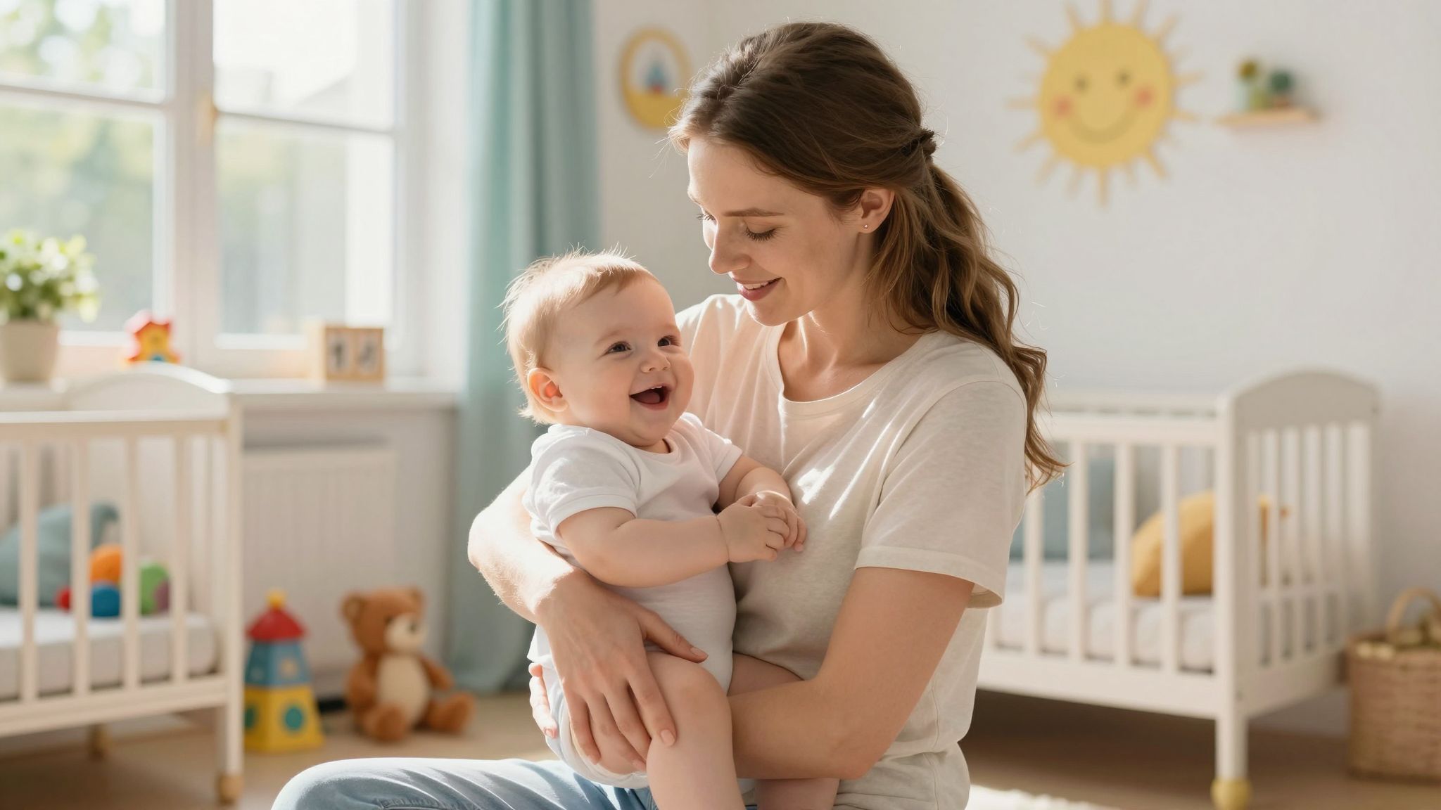 Beszélgessünk a babával, ez megnyugtatja őt.