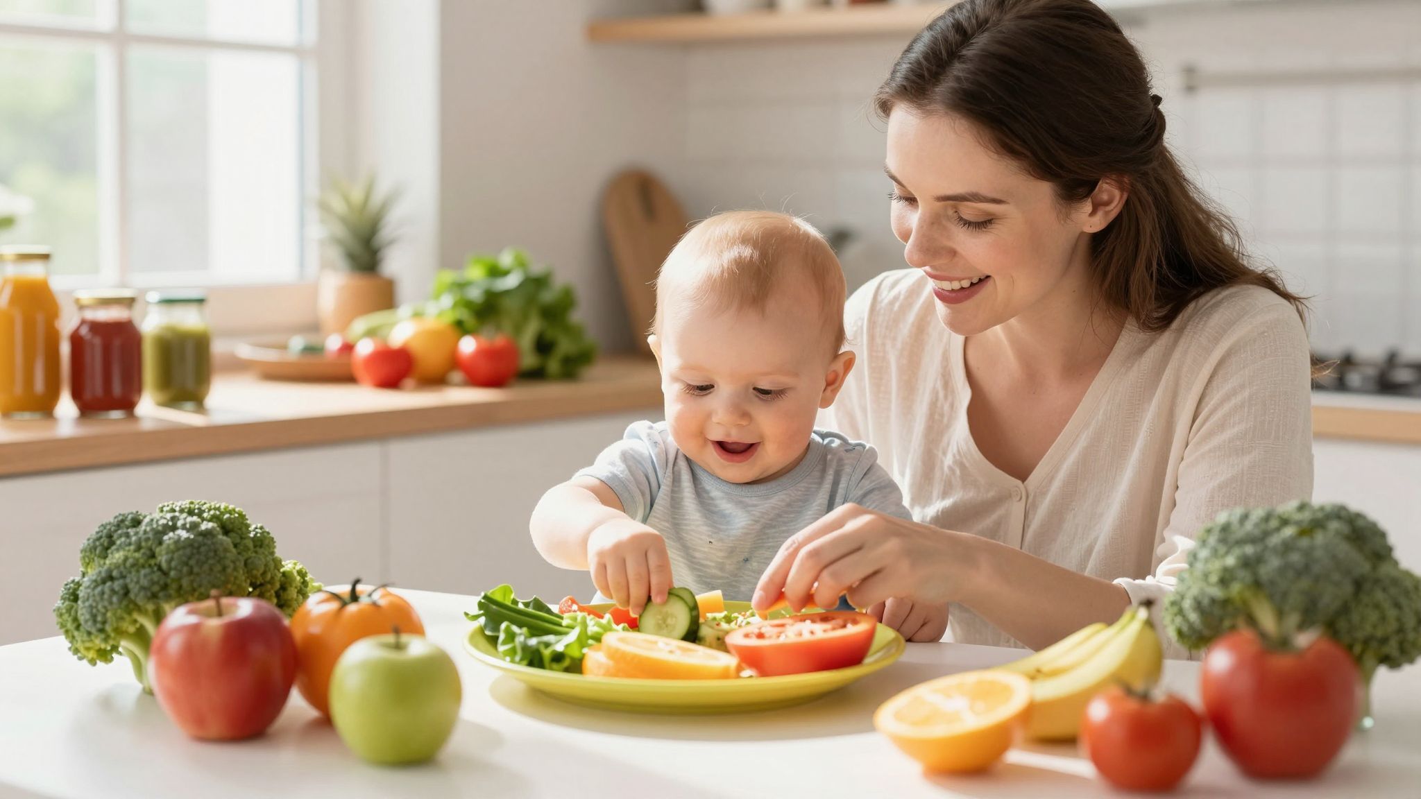 Folytassa az allergének fokozatos bevezetését és megfigyelését.