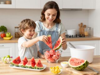 Így készítsetek görögdinnyés jégkrémet a gyerekekkel: egyszerű és szórakoztató recept