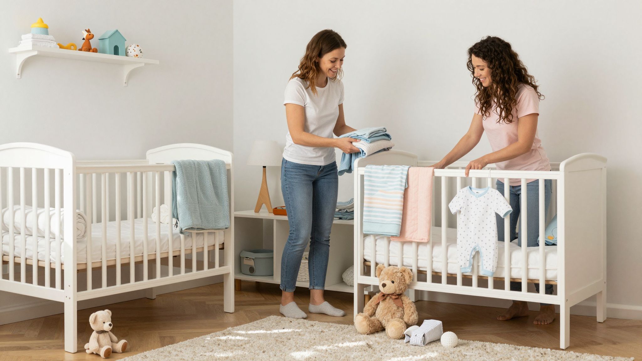 A játékok segítik a baba fejlődését és tanulását.