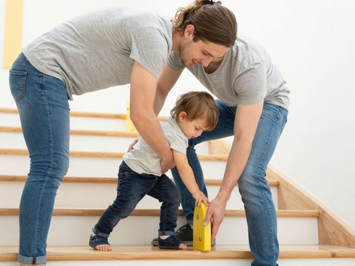 Lépcsőzés tanulása: biztonság, technika, szülői segítség