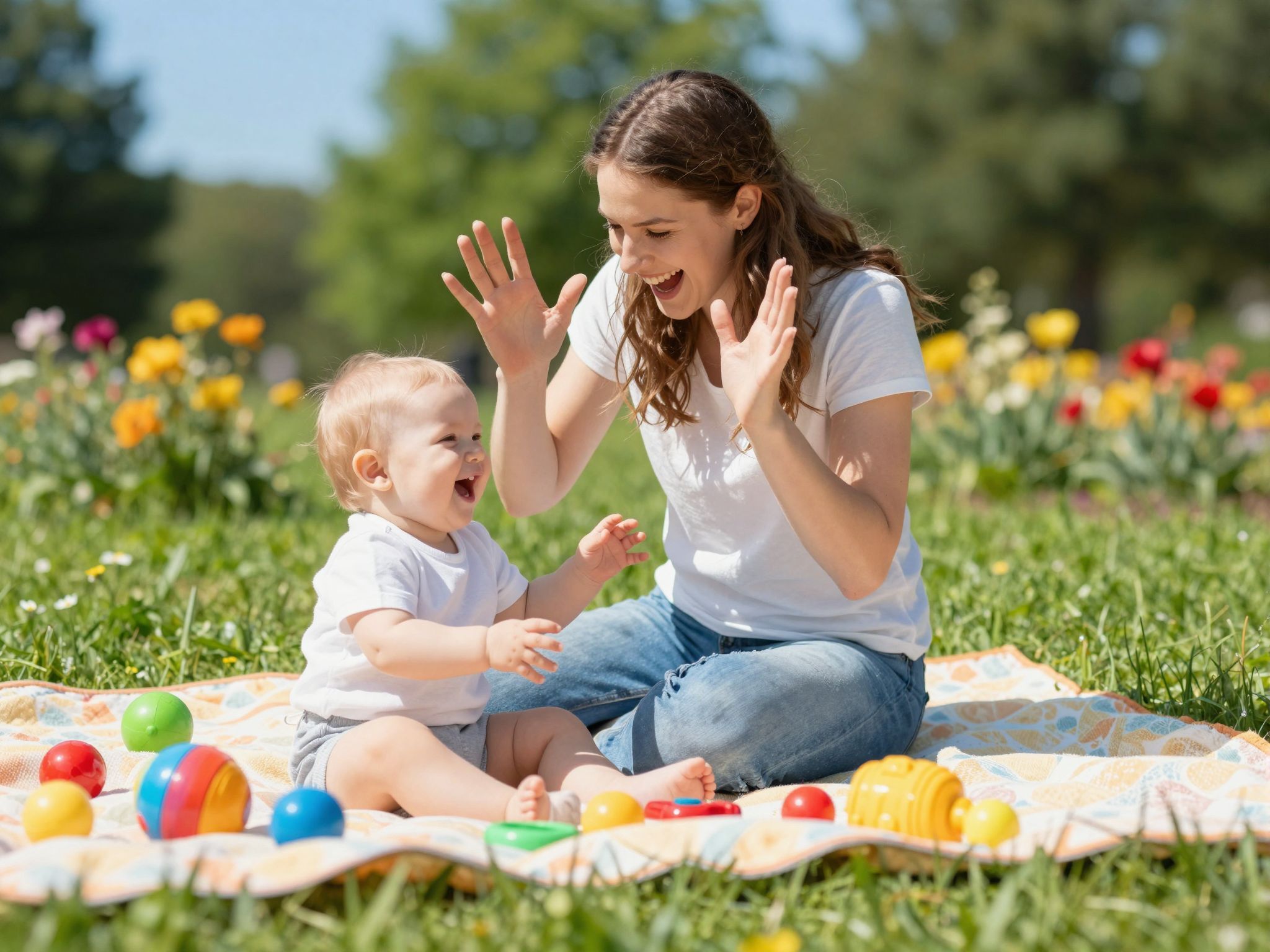 A gügyögés serkenti a nyelvi fejlődést a babáknál.