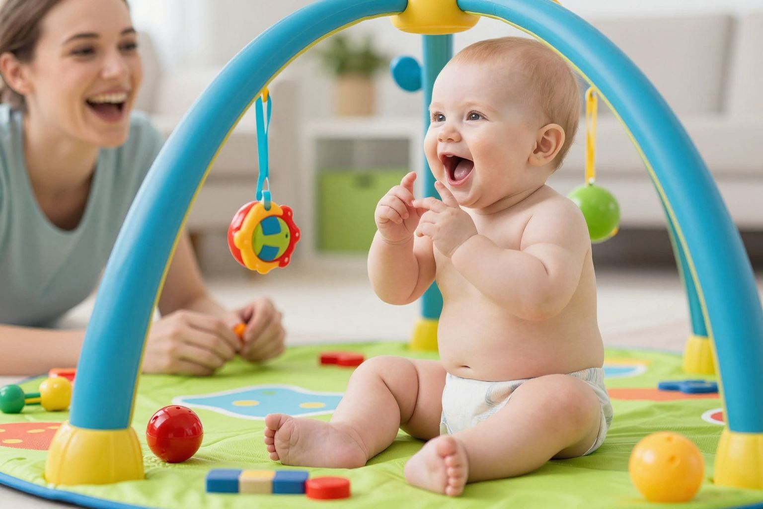 A gügyögés serkenti a babák nyelvi kifejezőkészségét.