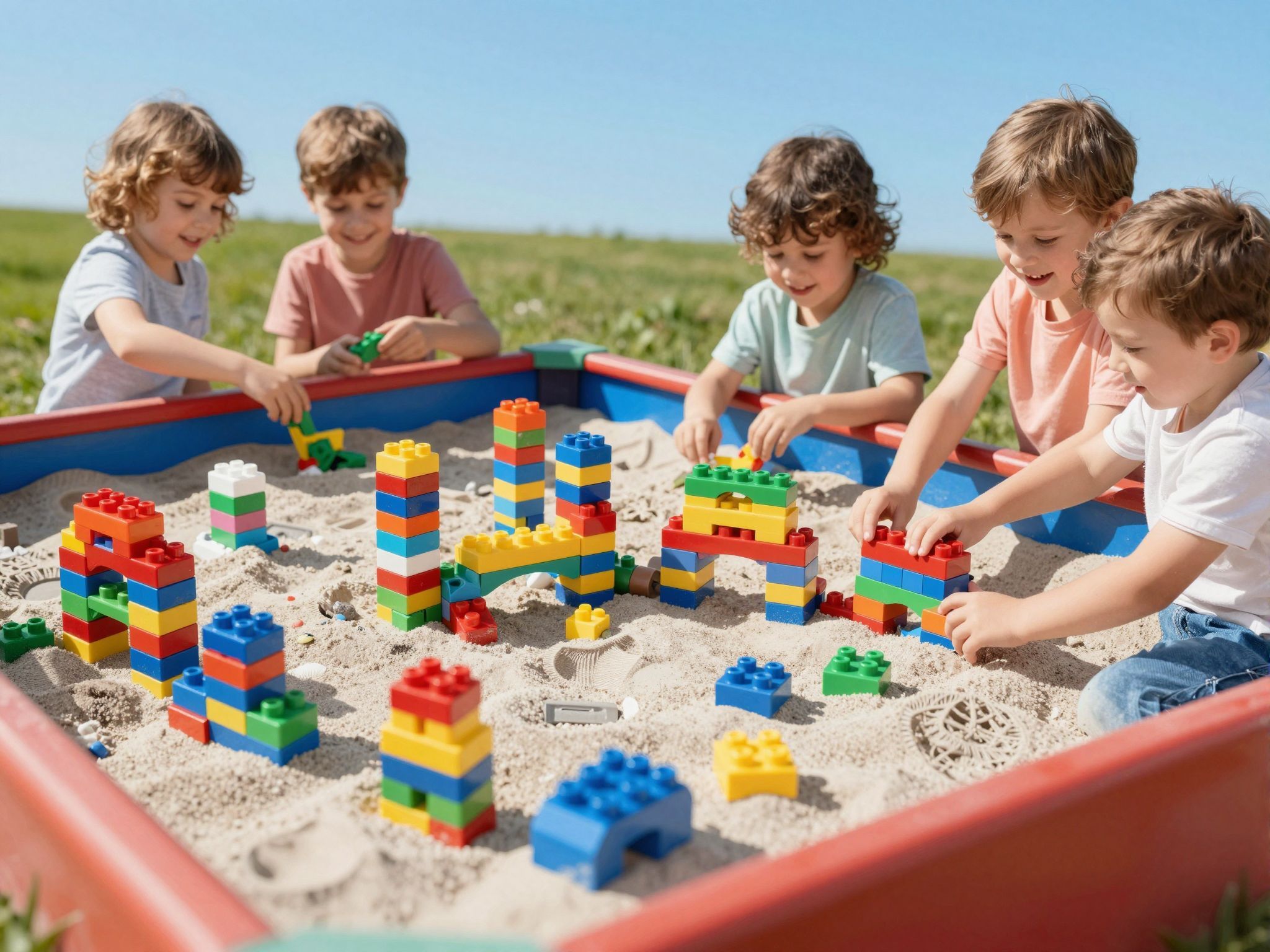 A mini városok építése fejleszti a kreativitást és logikát.