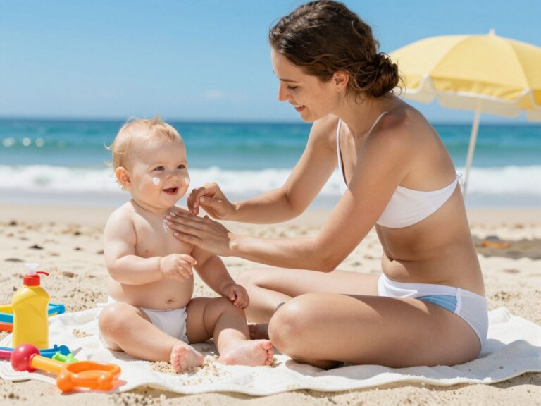 Napvédelem csecsemőkortól: hogyan óvjuk a kicsik érzékeny bőrét a káros UV-sugárzástól?