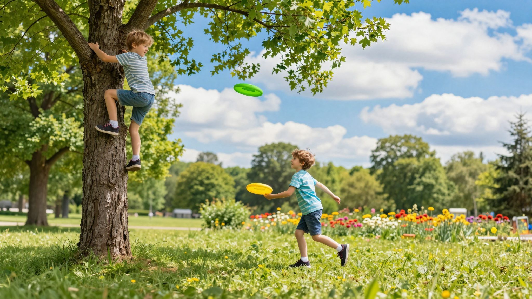 A szabadtéri játék fejleszti a kreatív problémamegoldást.