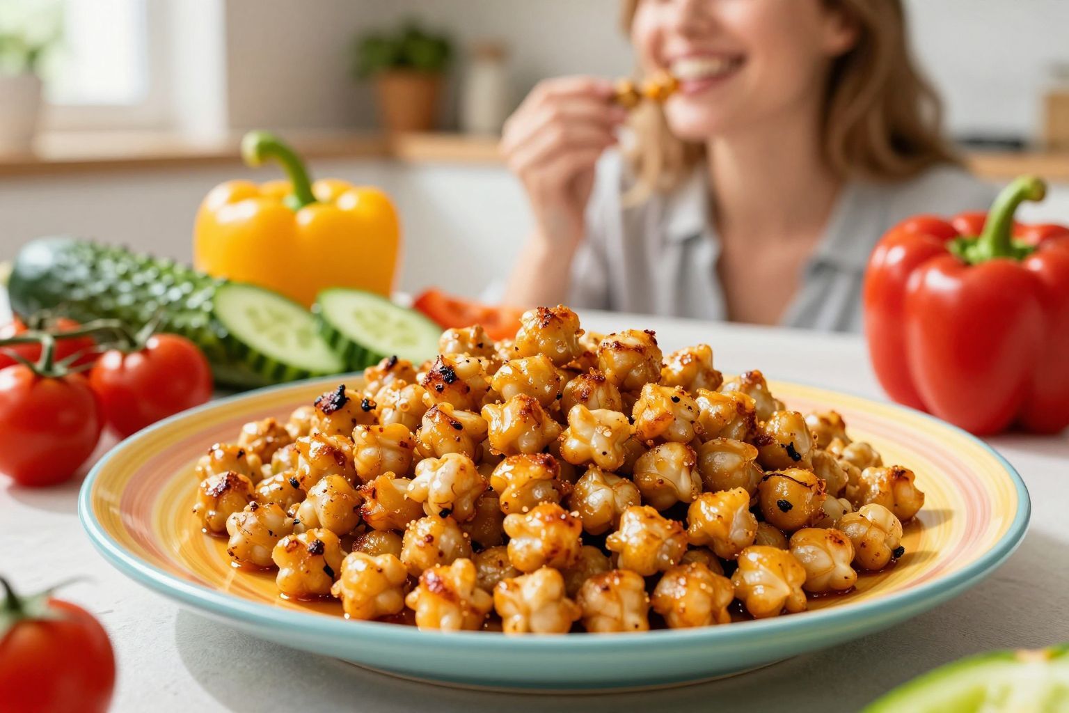 A sült csicseriborsó gazdag fehérjében és rostokban!