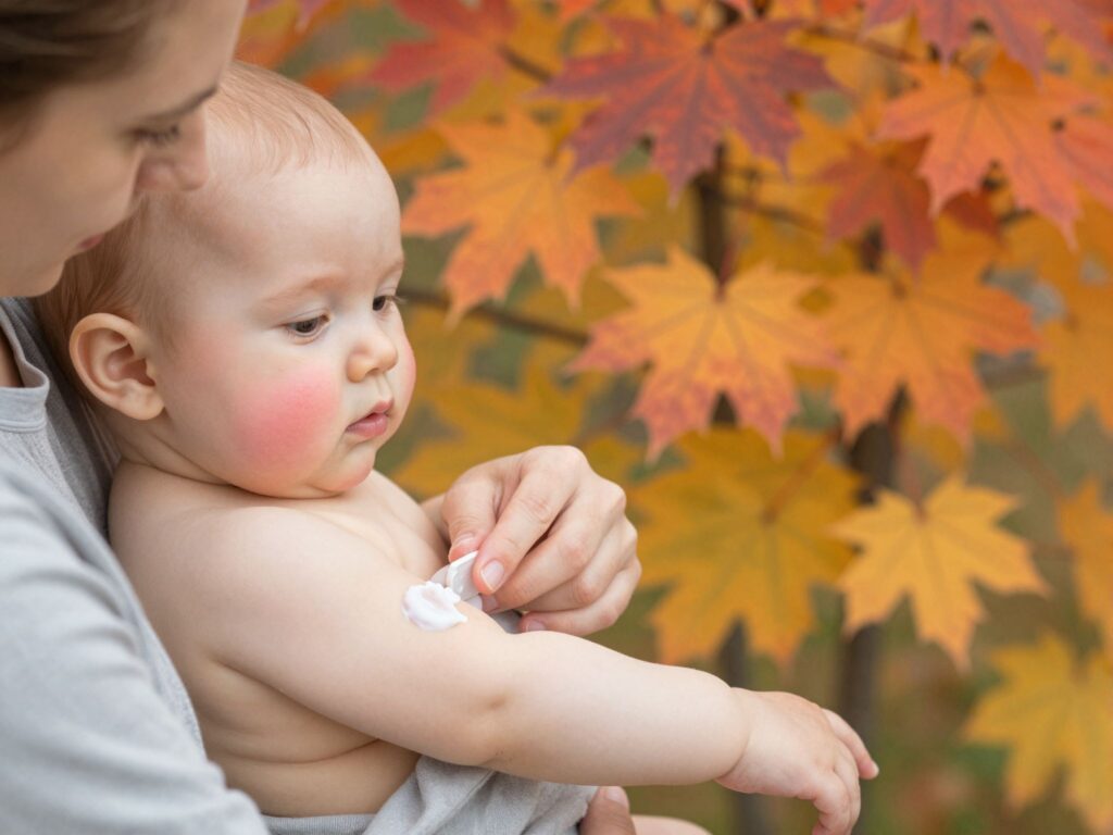 Száraz és kipirosodott bababőr? Ezekre figyelj az őszi bőrápolás során