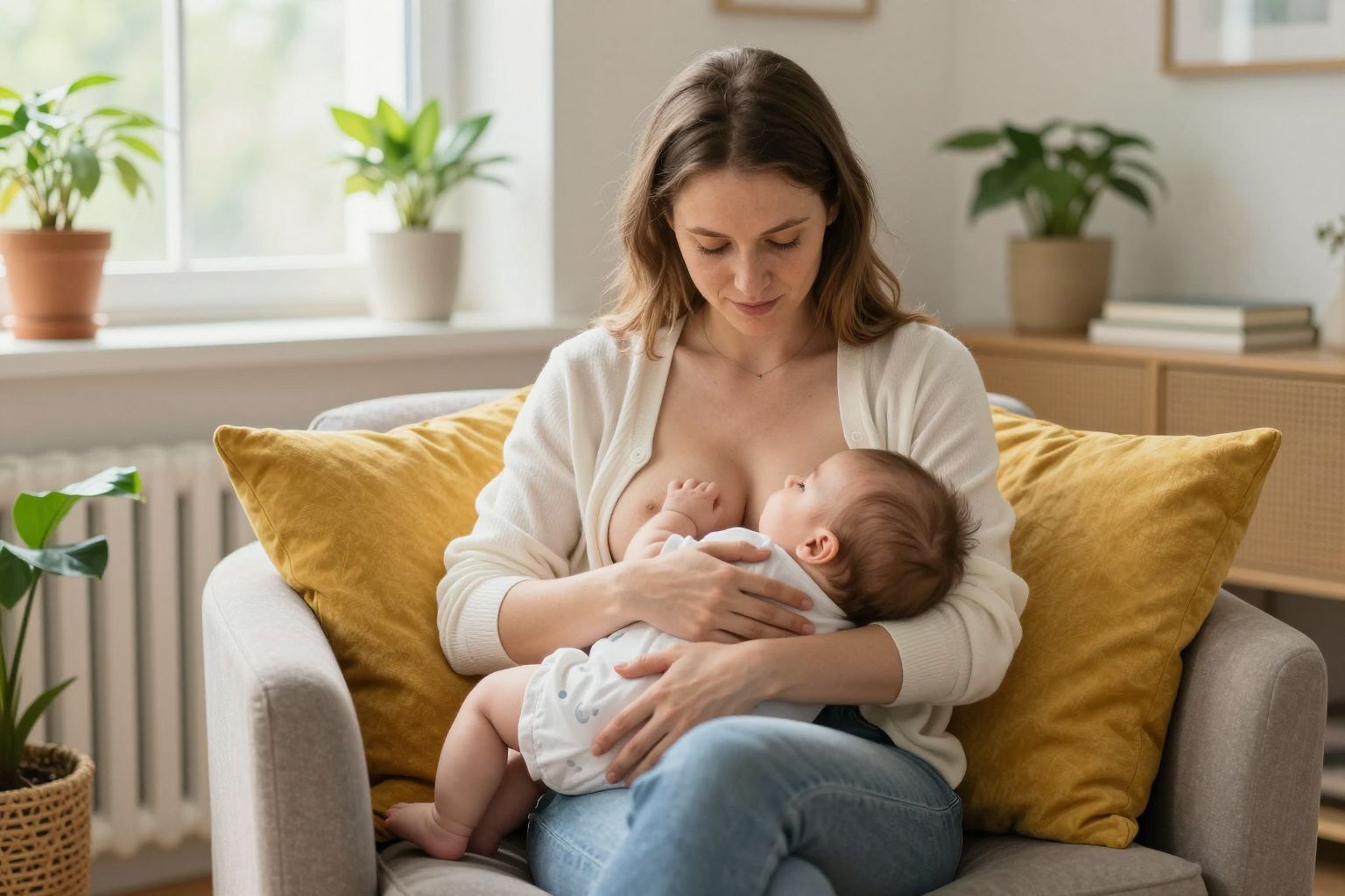 A szoptatás támogatja a kötődést és csökkenti a stresszt.
