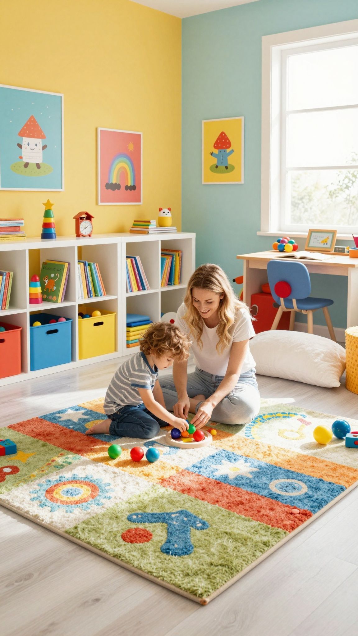 A rendezett gyerekszoba növeli a kreativitást és a fókuszt.