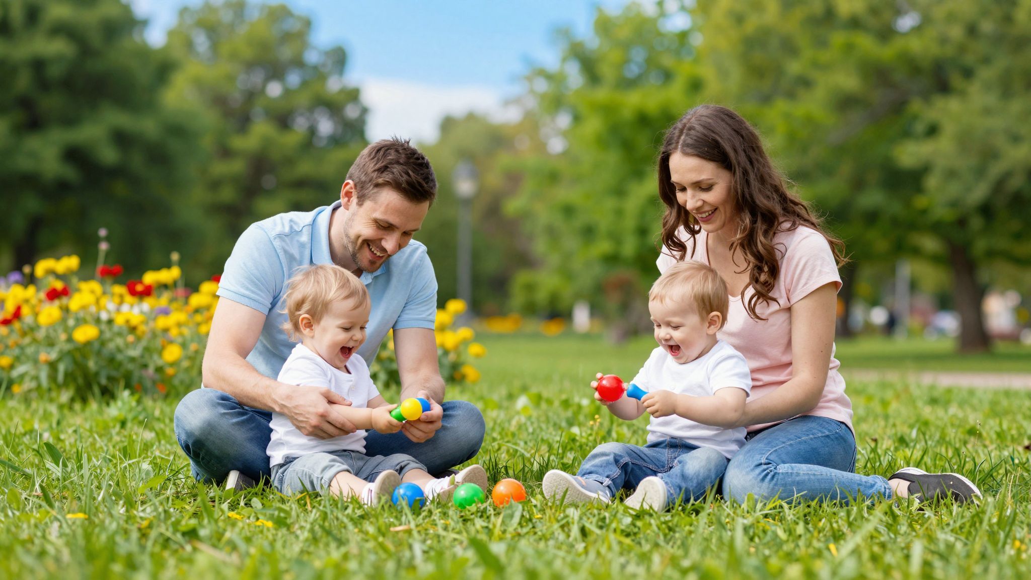 Az ikrek látványa gyakran vonzza a társadalmi figyelmet.