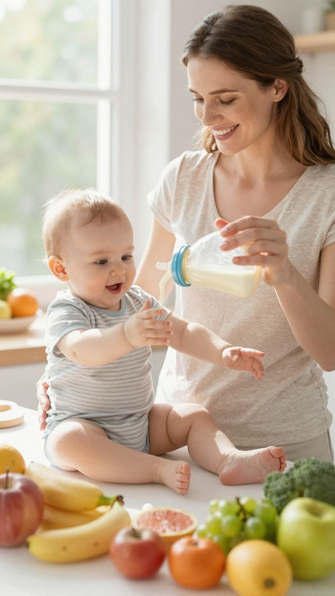Hat hónapos kortól bevezethető a tej a babáknál.