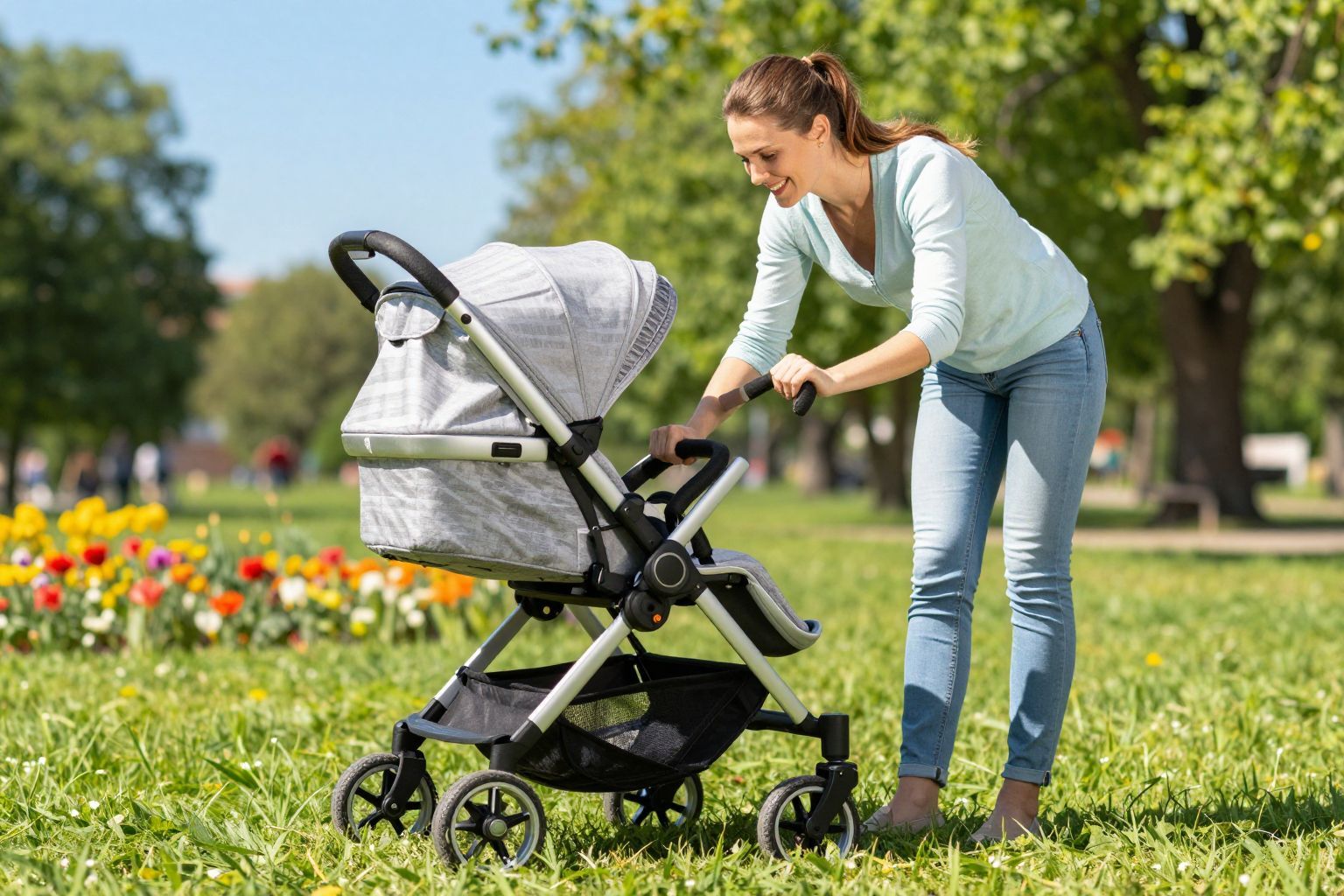 Rendszeres kenés megakadályozza a babakocsi nyikorgását.