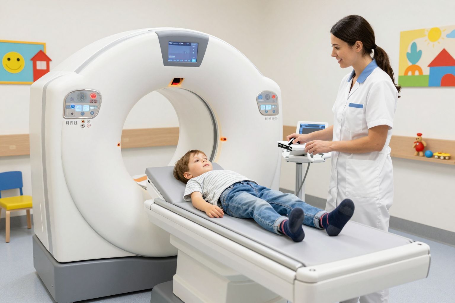 A CT-vizsgálat részletes képet ad a belső struktúrákról.