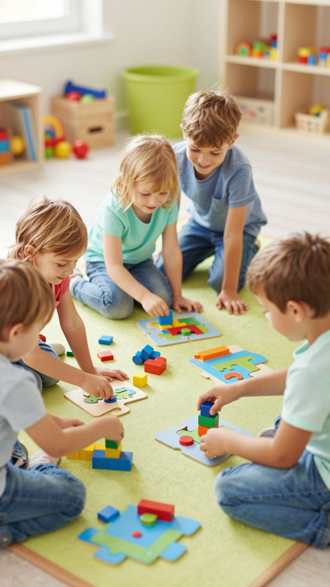 A közös játék javítja a finommotorikát és a tanulást.