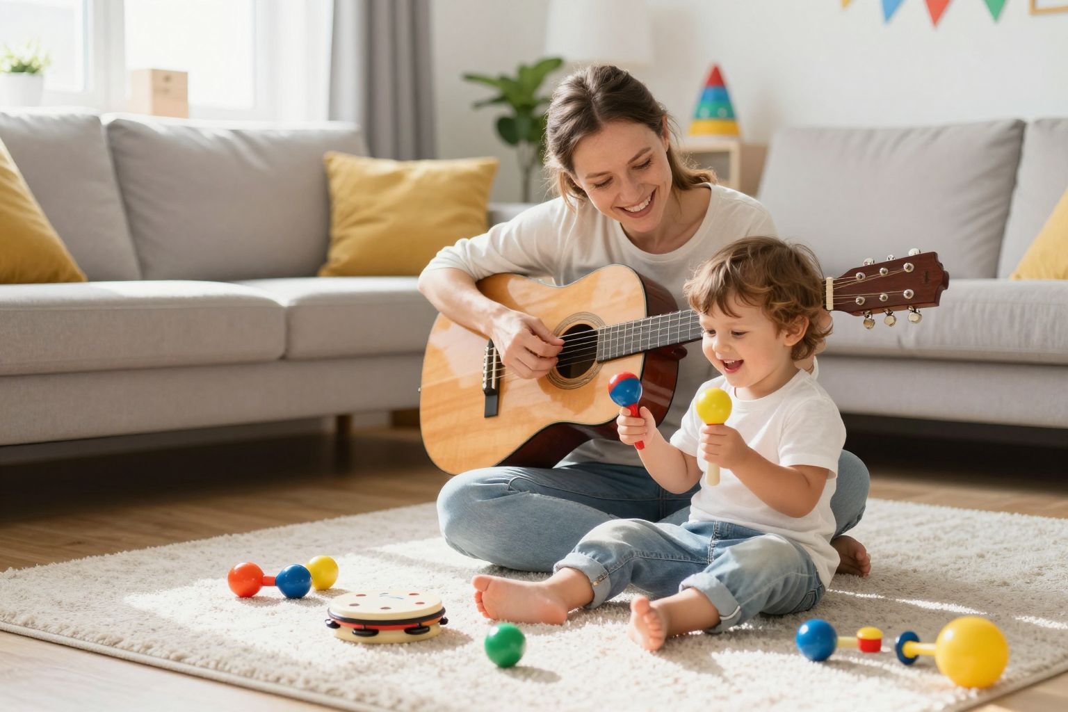 A hangszerek segítik a finommotorika fejlődését és kreativitást.