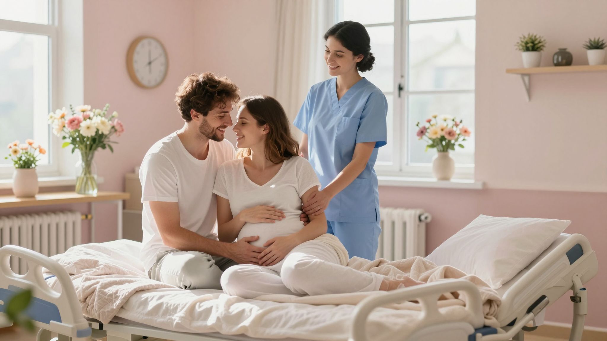 A szülőszoba hangulata befolyásolja a szülésélményt.