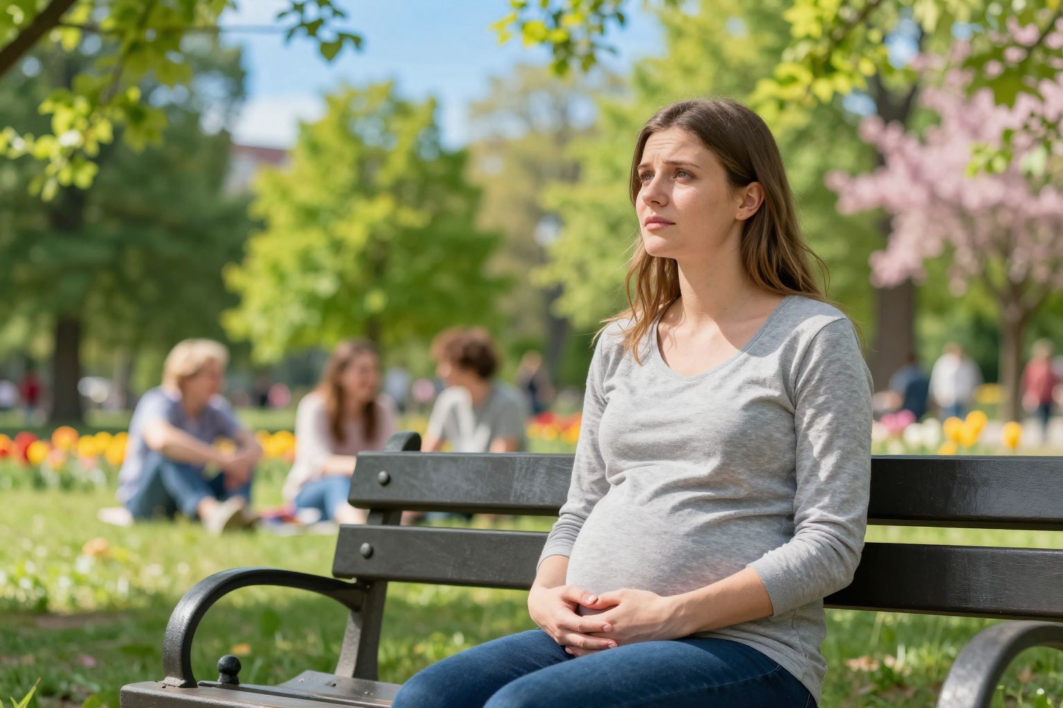 A terhesség alatt tapasztalt magányos küzdelem gyakori jelenség.