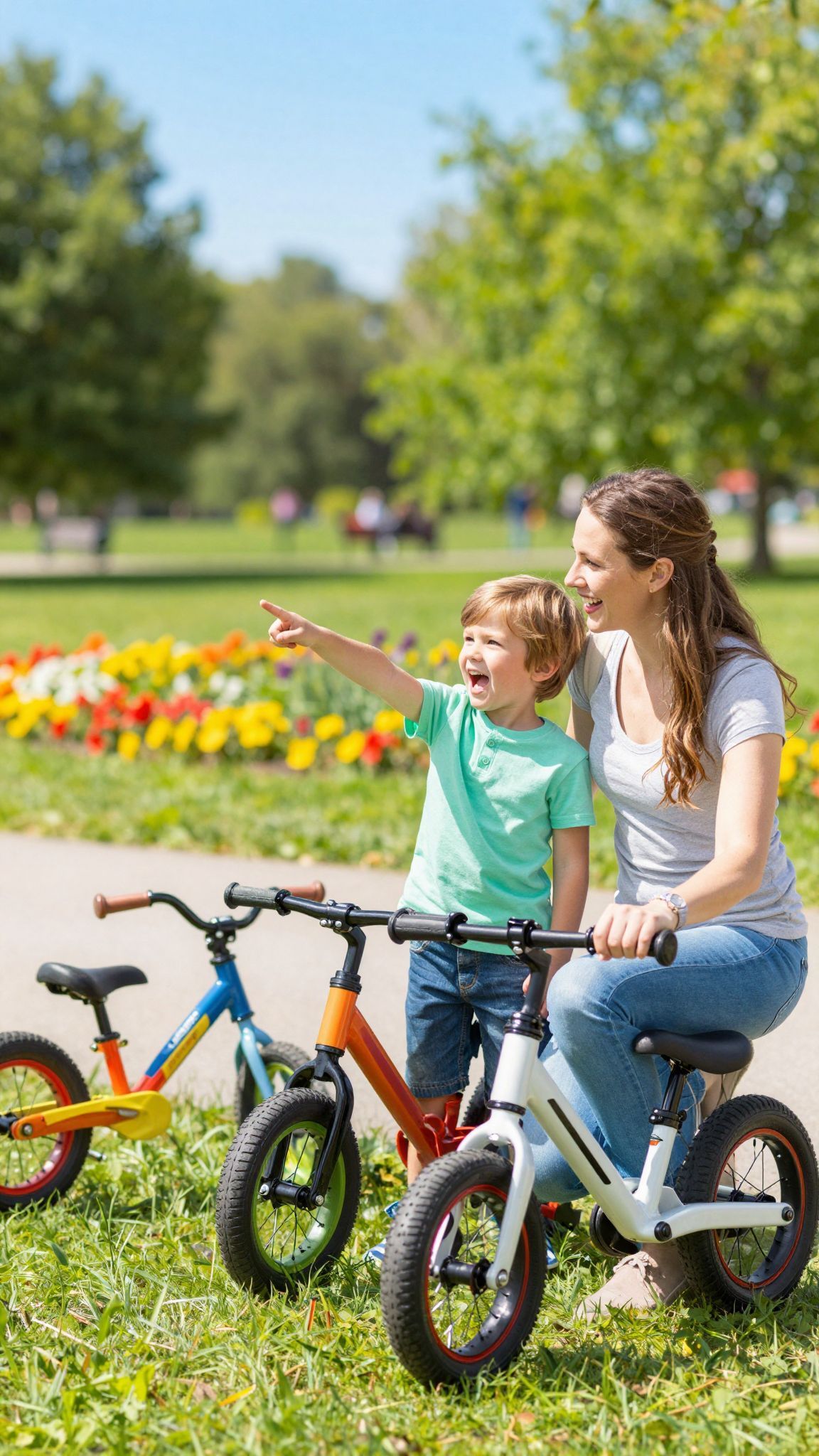 A megfelelő magasság segíti a biztonságos közlekedést.