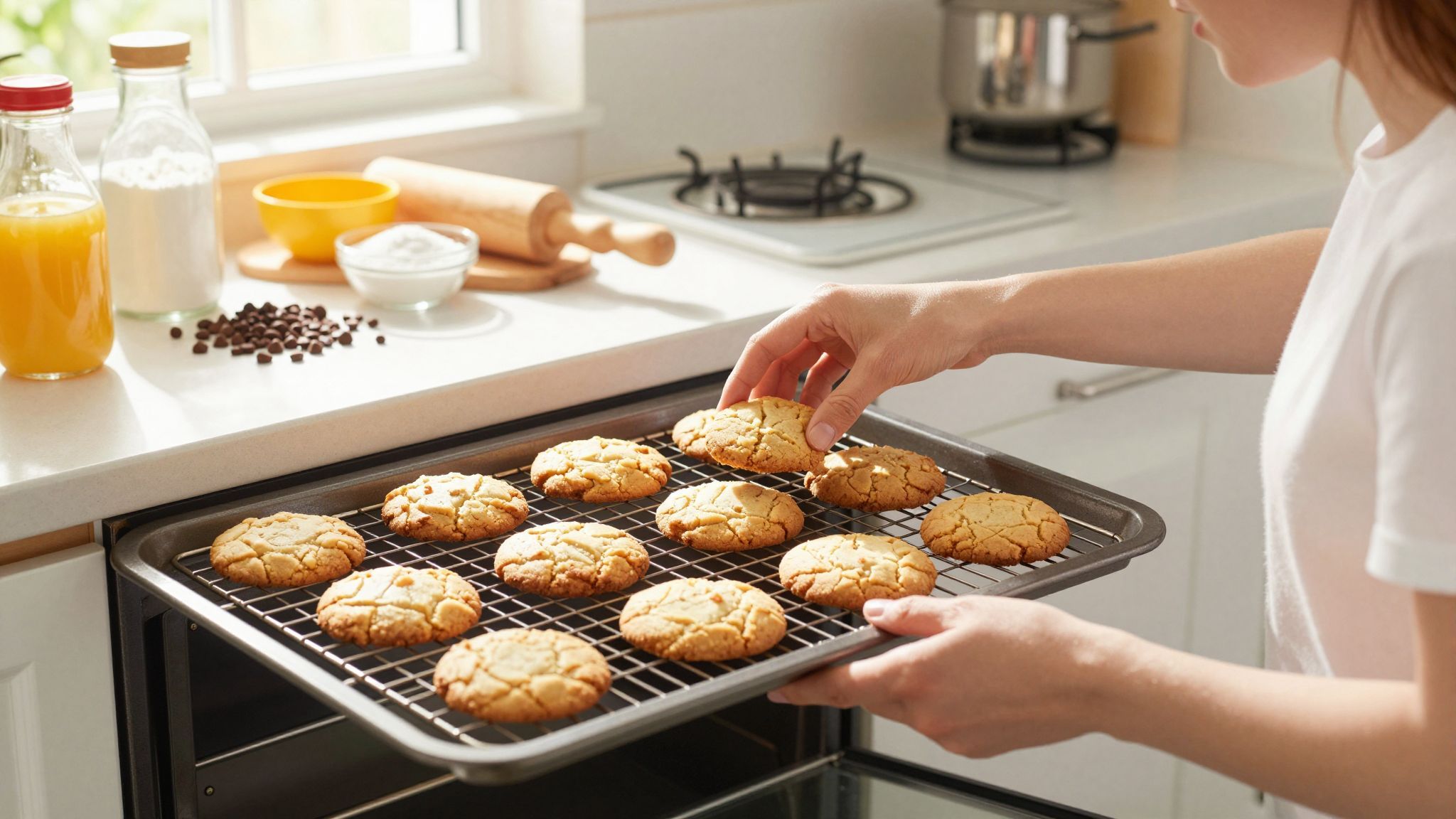 A pihentetés fokozza a kekszek ízét és állagát.