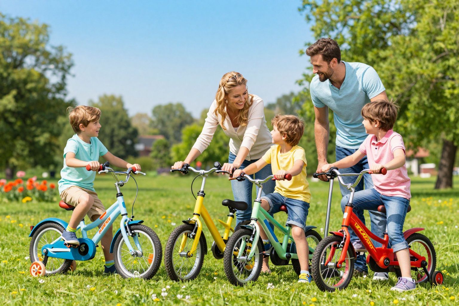 A tekerés erősíti a családi kötelékeket és közösséget.