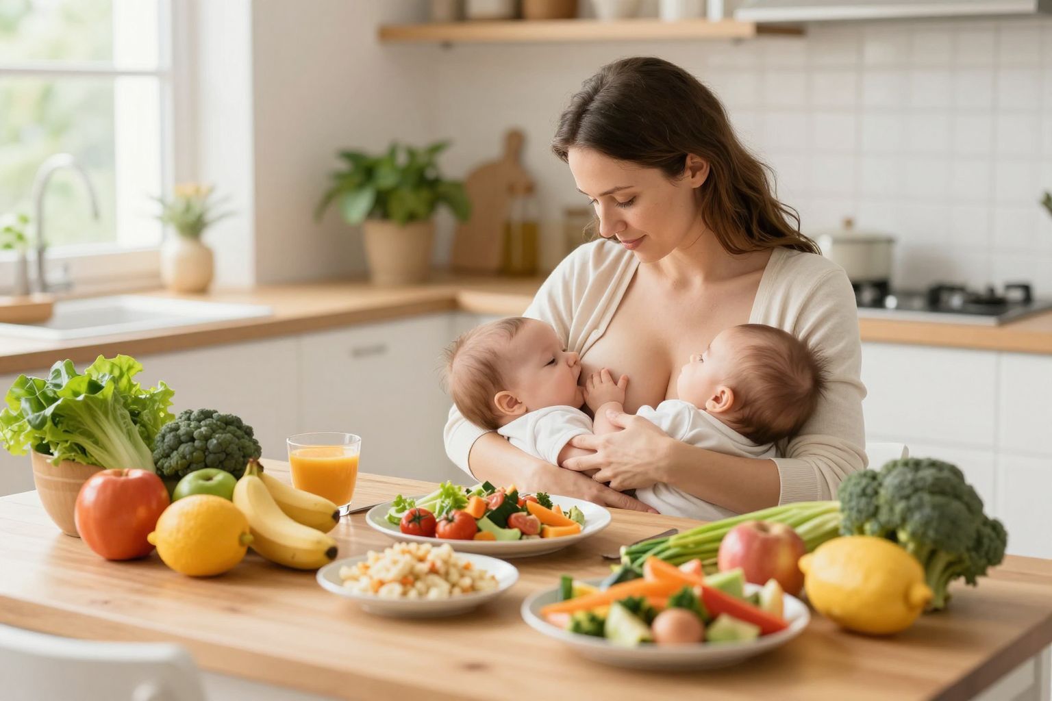 A vegetáriánus és vegán étrend is támogathatja a szoptatást.