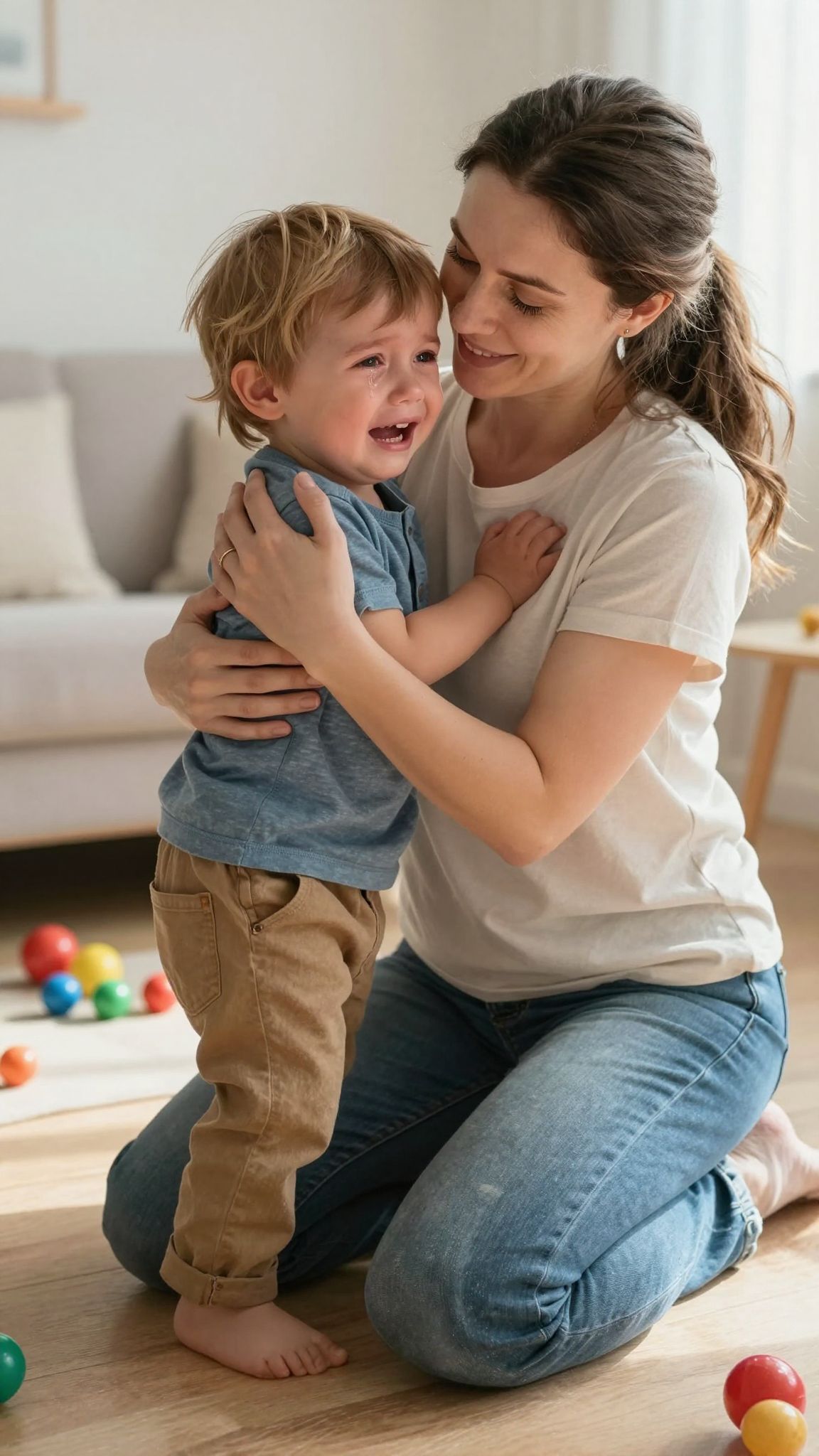 A dackorszakban a sírás érzelmi feszültséget jelez.