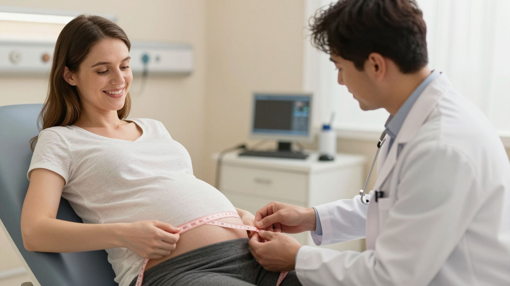 Az AC mérése segít nyomon követni a magzat növekedését.