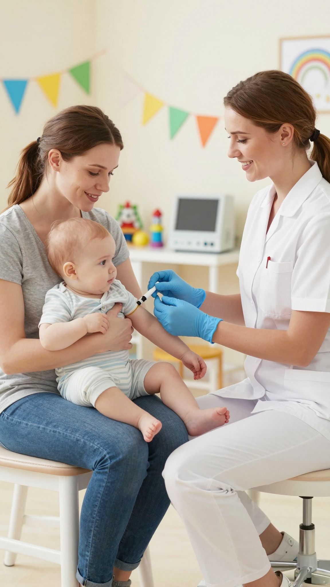 Csecsemőkori vérvételnél gyakran szükséges laboratóriumi vizsgálat.