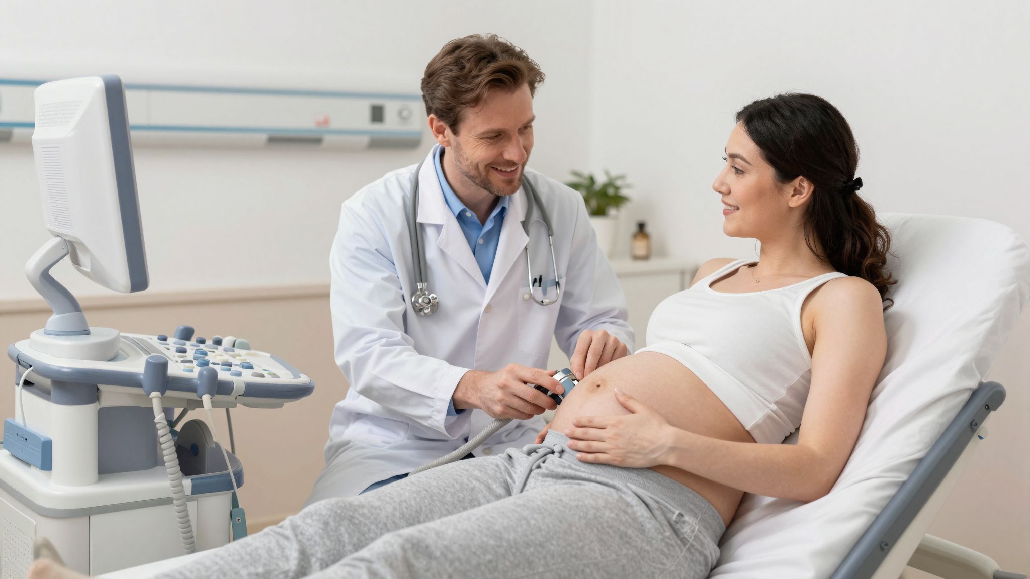 A harmadik trimeszter AC mérése segíti a születési súly becslését.