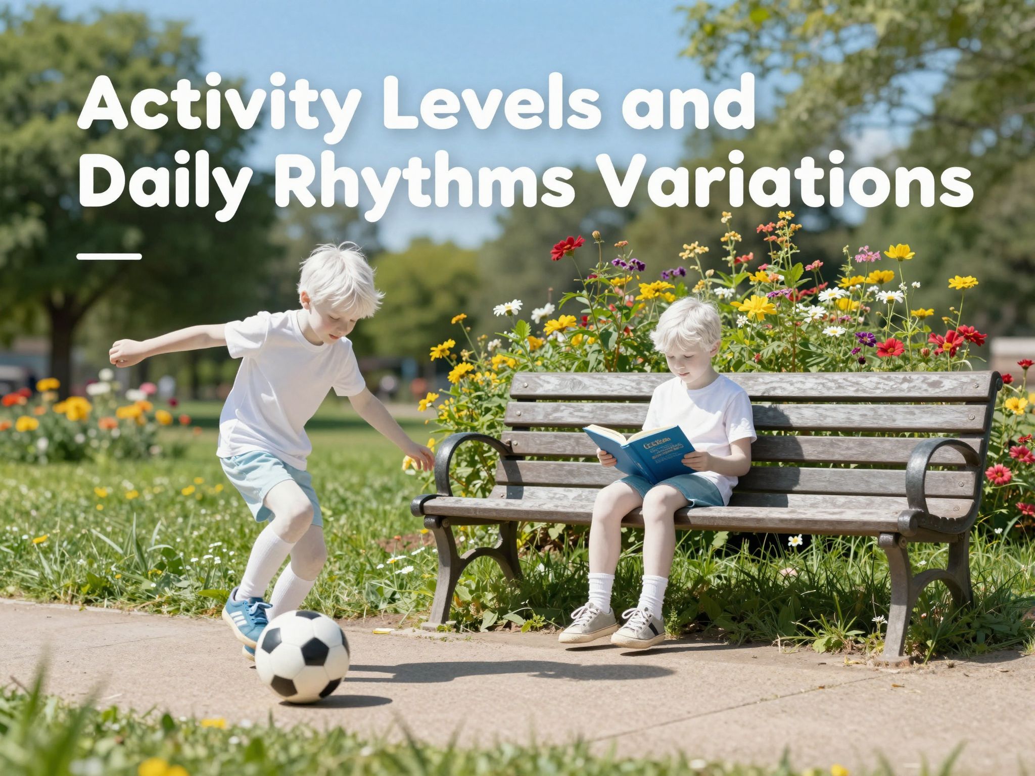 A gyerekek aktivitási szintje változó, egyéni ritmusokkal.