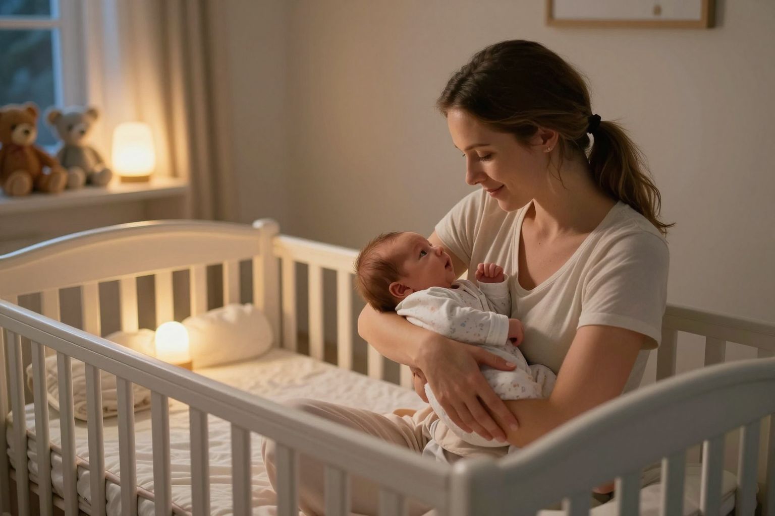 Az éjszakai gondoskodás erősíti a biztonságos kötődést.