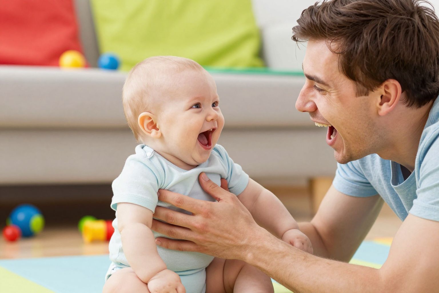 A csecsemők mások érzelmeit tükrözve tanulnak szabályozni.