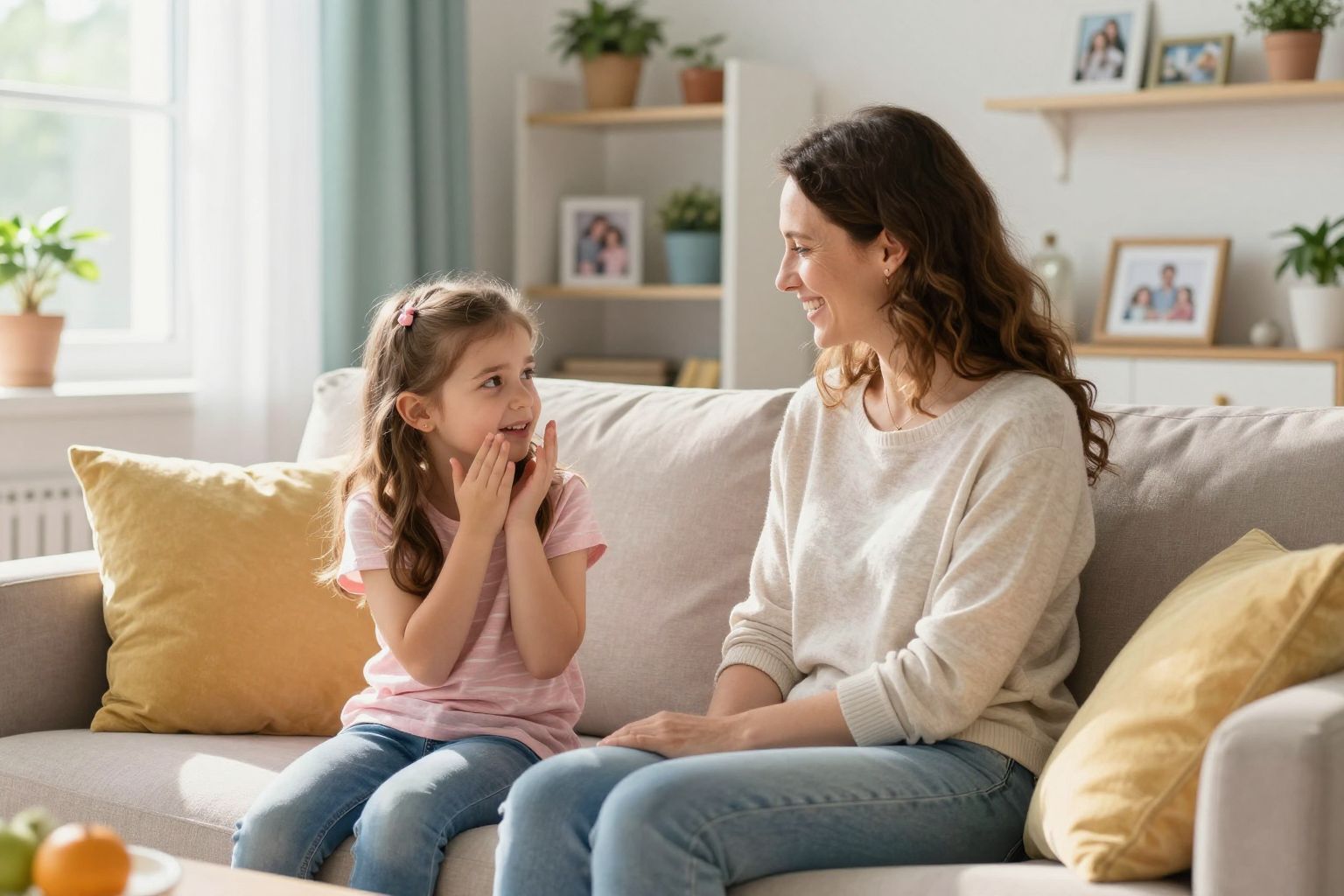 Az érzelmi tükrözés erősíti a gyermekek önértékelését.