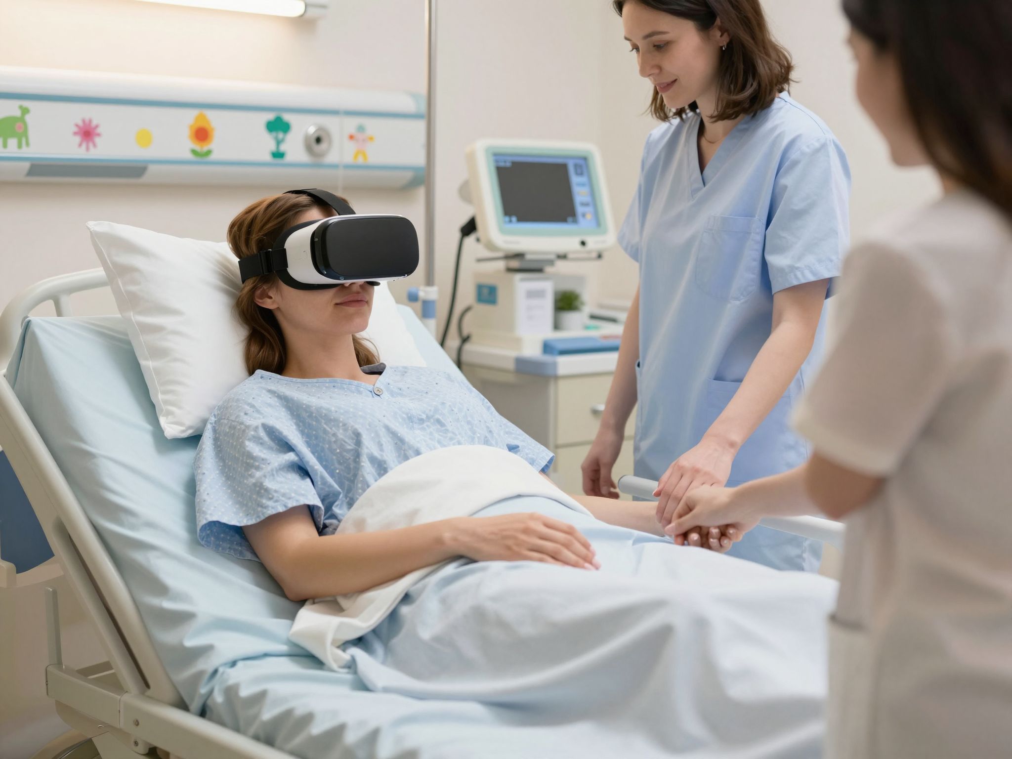 A VR csökkenti a szorongást vajúdás alatt, javítva a tapasztalatot.