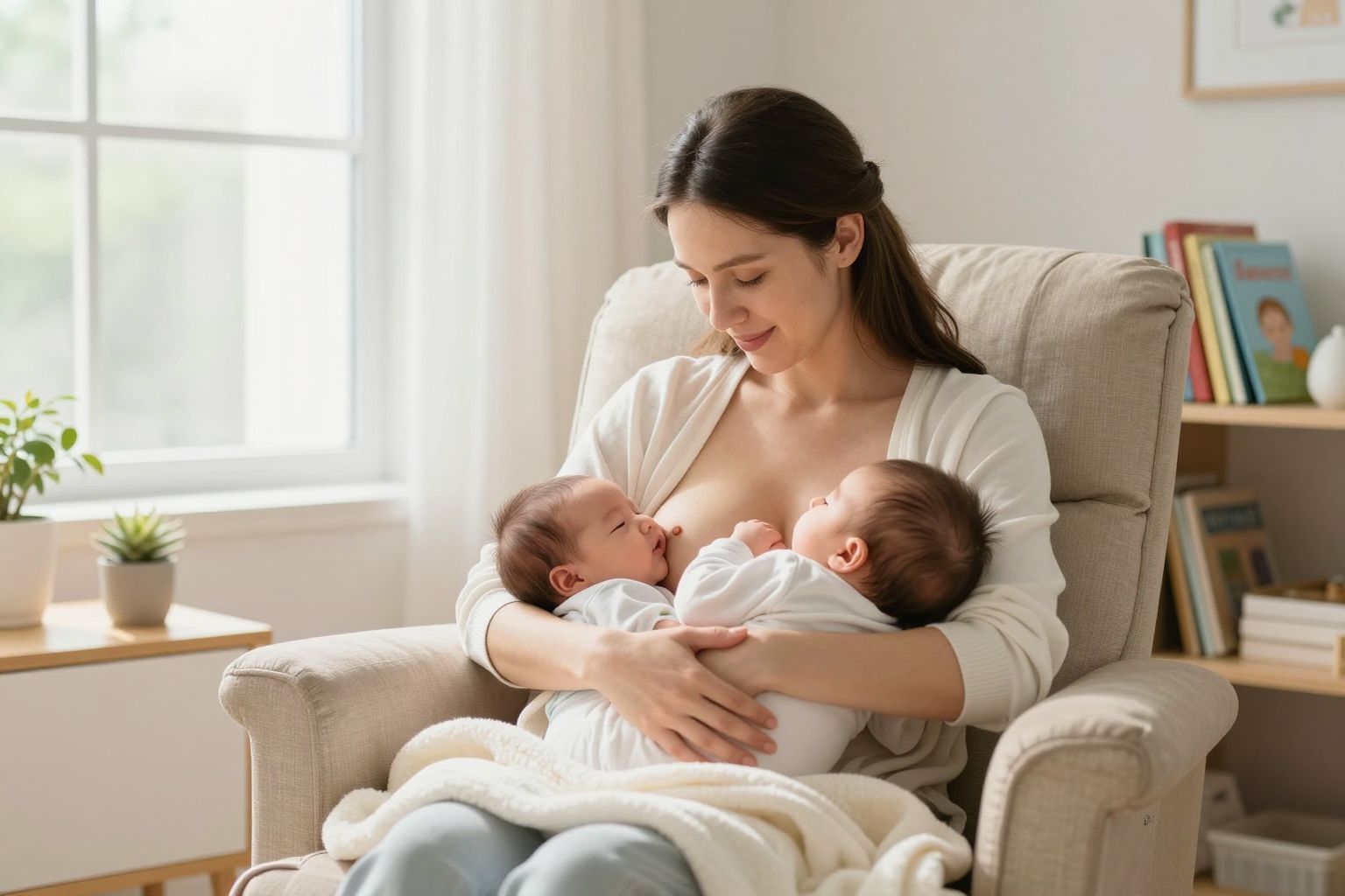 Az oxytocin elősegíti a méh összehúzódását szoptatáskor.