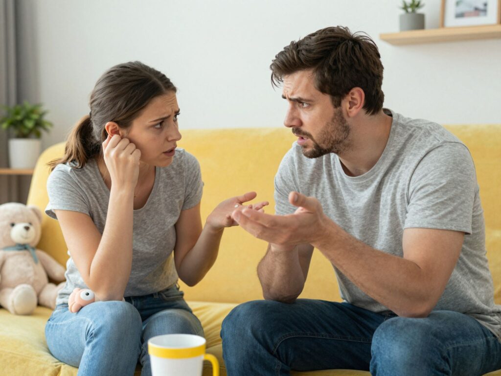 Baba érkezése utáni veszekedések: Ezeken kap össze a legtöbb pár a szülés után