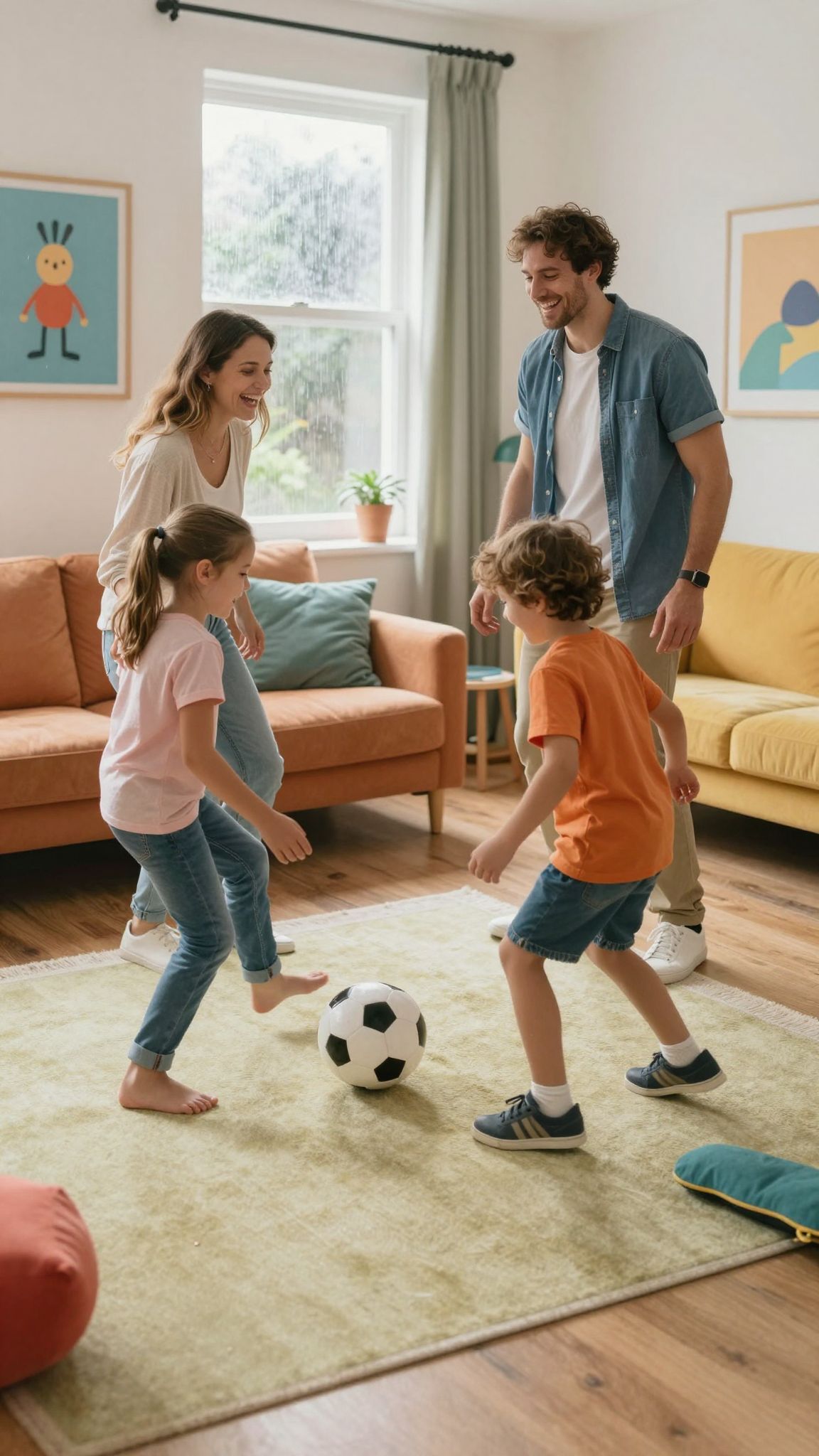 Képzeljétek el a táncot, mint esős napok vidám mozgását!